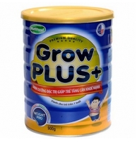 Sữa Grow Plus+ xanh giup trẻ tăng cân khỏe mạnh 900g