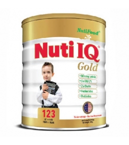 Sữa Nuti IQ Gold 123 Dành cho trẻ 1-3 tuổi 900g